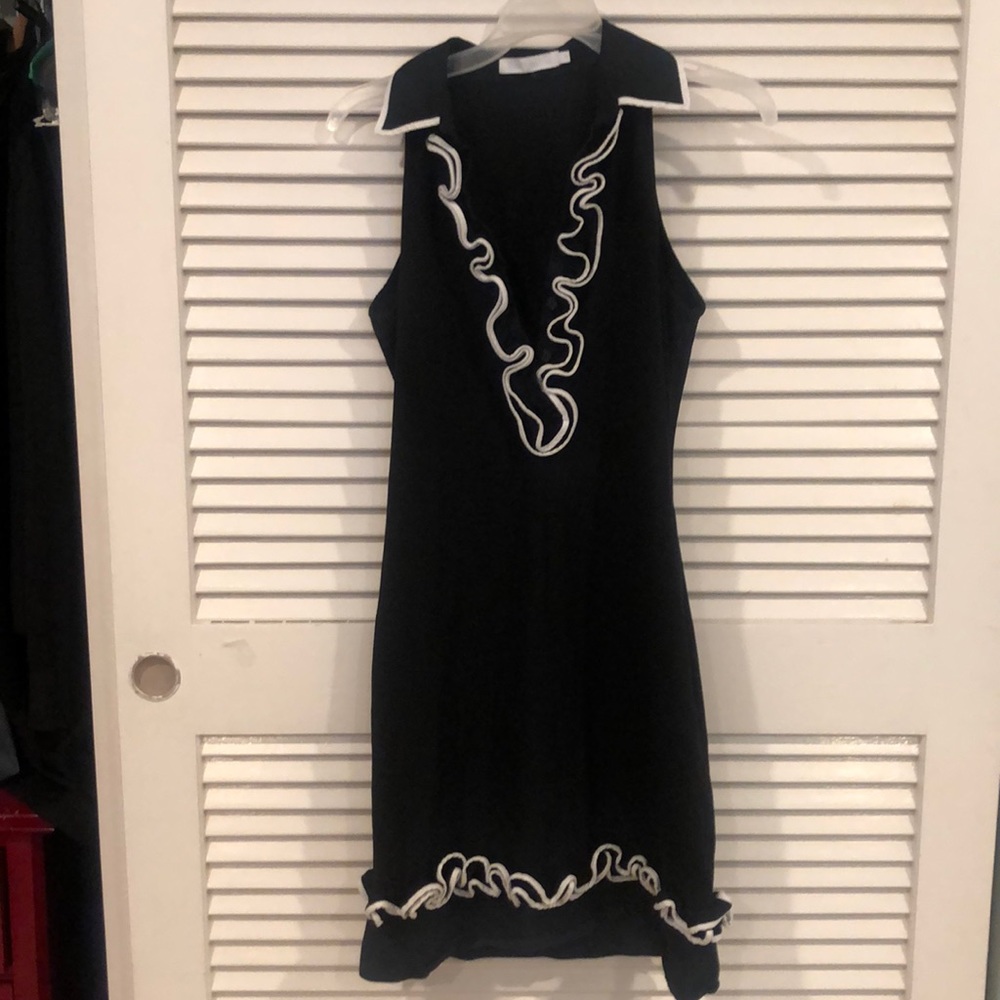 Absolutely stunning ANNE  FONTAINE BLACK DRESS